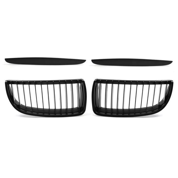 sourcing map Matte Black Front Hood Kidney Grille Grill
