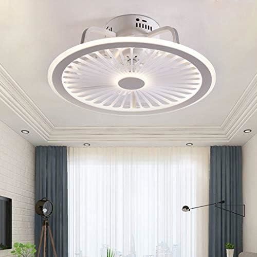 Ventilateur Plafond LED 56W Ultra-Mince 48cm – Silencieux, Dimmable, Télécommande, RVB – Chambre Enfant, Salon, Bureau