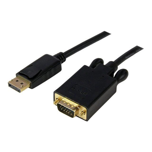 STARTECH.COM Adaptateur DisplayPort vers VGA - Câble Convertisseur Actif Vidéo DisplayPort Mâle / VGA Mâle 1080p 1920x1200 - 3 m