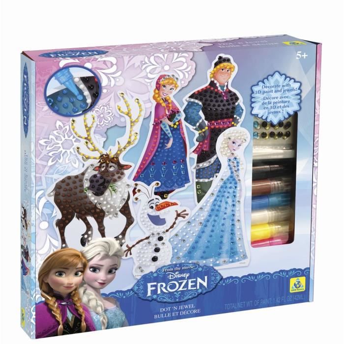 Jeu créatif - STICKY MOSAICS - Bulles et Joyaux Peinture 3D Frozen - 5  modèles amusants - La Reine des Neiges - Cdiscount Jeux - Jouets