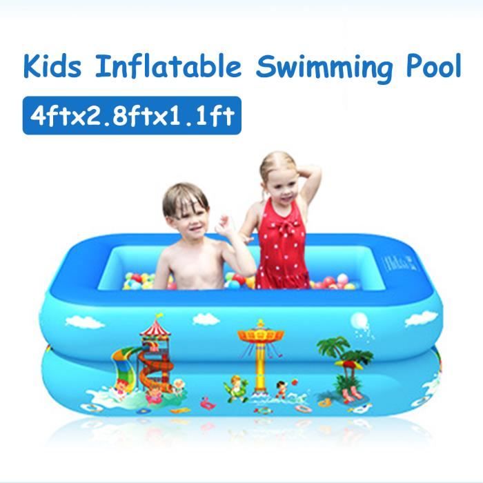 Bebe Enfant Piscine Gonflable 1x85x35cm 2 Couches Pour 1 2 Personnes Cdiscount Jeux Jouets