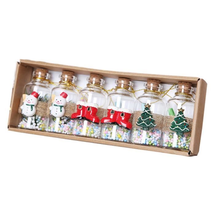 Lot De 16 Bouteilles Décoratives De Noël En Forme D'Étoile - Récipient Aluminium Avec Couvercle - Pour Sapin, Bonbons, Décoration - 6