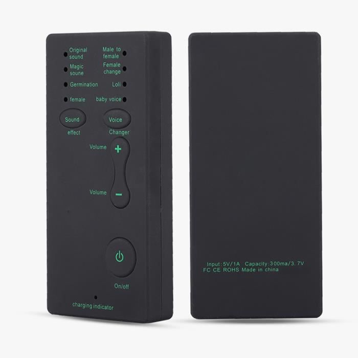 Carte Son Portable Changeur De Voix - 8 Effets - Pour PC, Smartphone - Streaming, Jeu