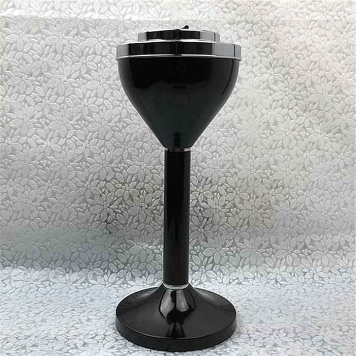 Cendrier Colonne De Sol, Sur Pied Extérieur Réglable Avec Couvercle À