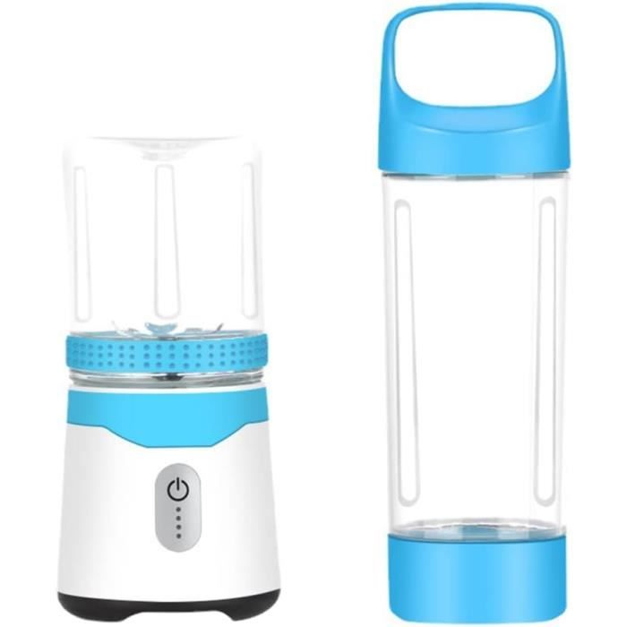 Mini Mixeur Portable 450ml - 8 Ou 12 Lames Inox - Pour Smoothies, Shakes - Idéal Voyage, Bureau, Salle De Sport - 2