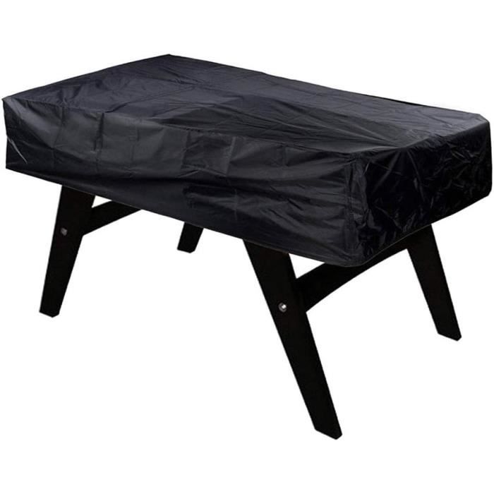 Housse de table de billard en tissu Oxford 420D imperméable et coupe-vent pour table de billard, table de billard, jeu de hockey sur air et hockey (259,1 x 134,6 x 81,3 cm