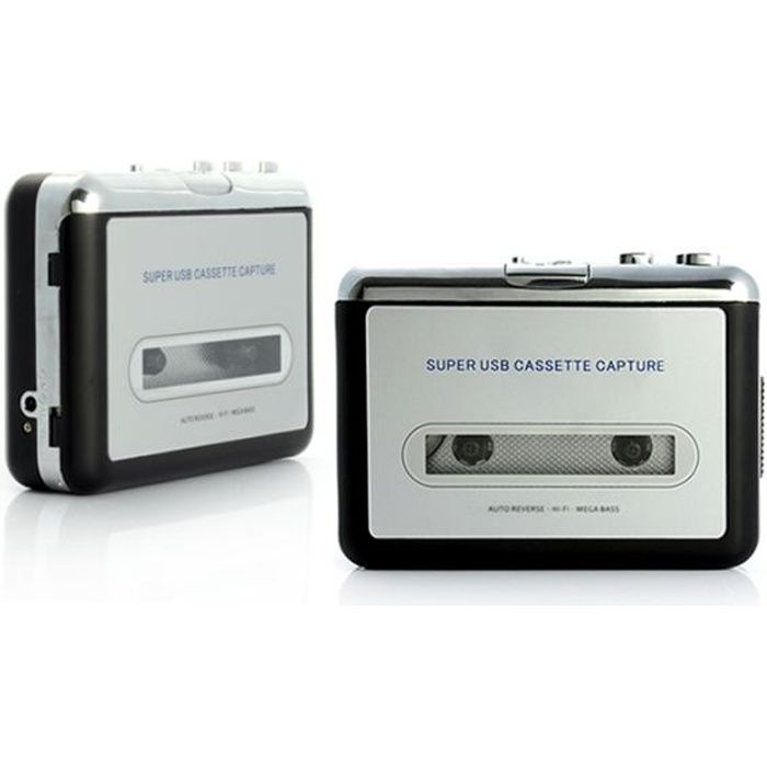 Convertisseur Cassette USB Vers MP3 - Lecteur Portable Pour Digitaliser Vos Vieilles Cassettes