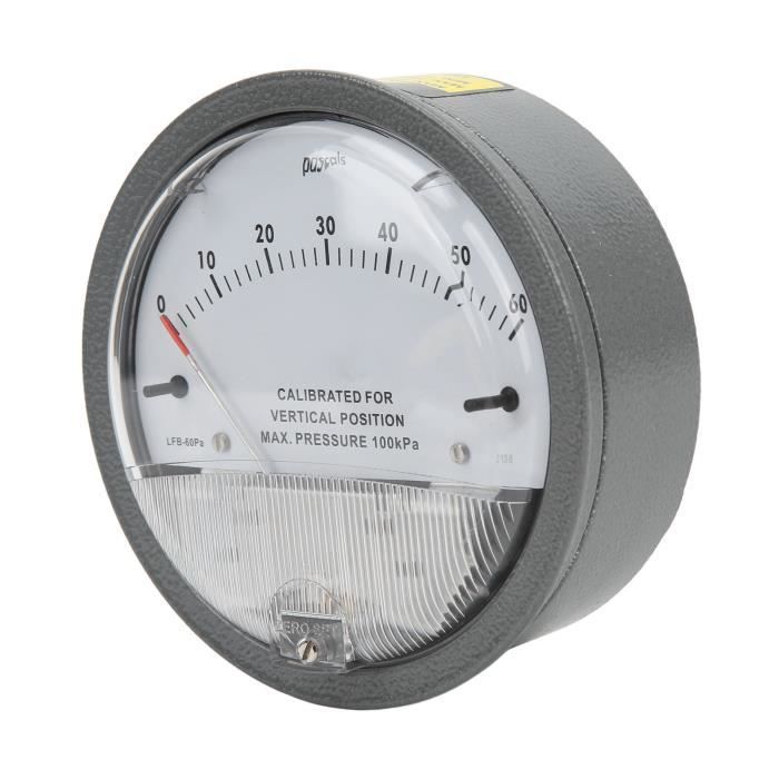 SUCManomètre différentiel Manomètre de Test Différentiel de Pression