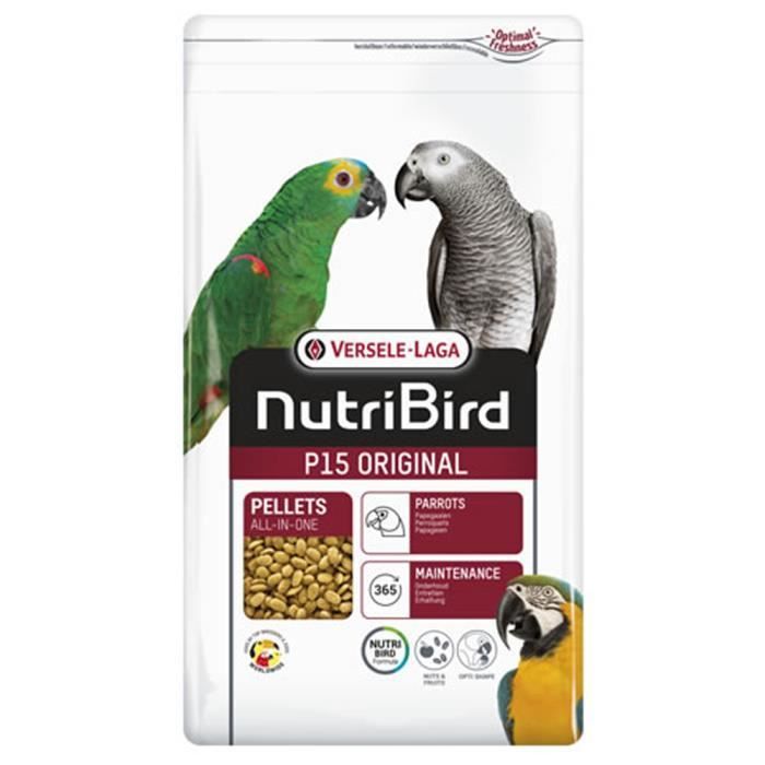 Meilleurs prix pour Aliment d'entretien pour perroquets unicolores et perroquets - Nutribird P15 Original - 10 kg - VERSELE-LAGA