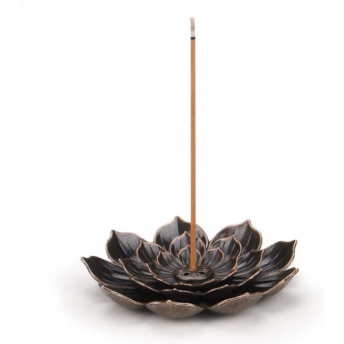 Cendrier Décoratif En Laiton Doré - Style Chinois Pour Bureau Ou Maison - 9x9x3cm