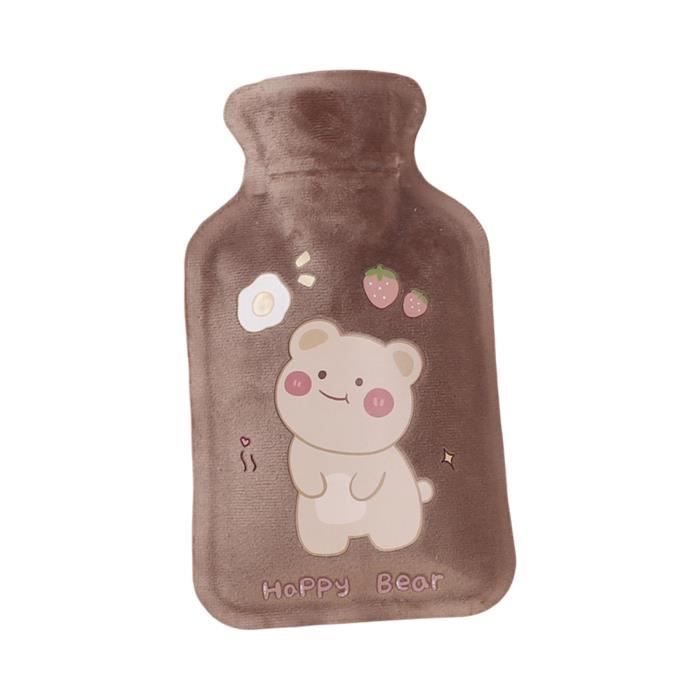 Bouillotte Eau Chaude en Peluche PVC Portable Dessin Animé Mignon D — free download