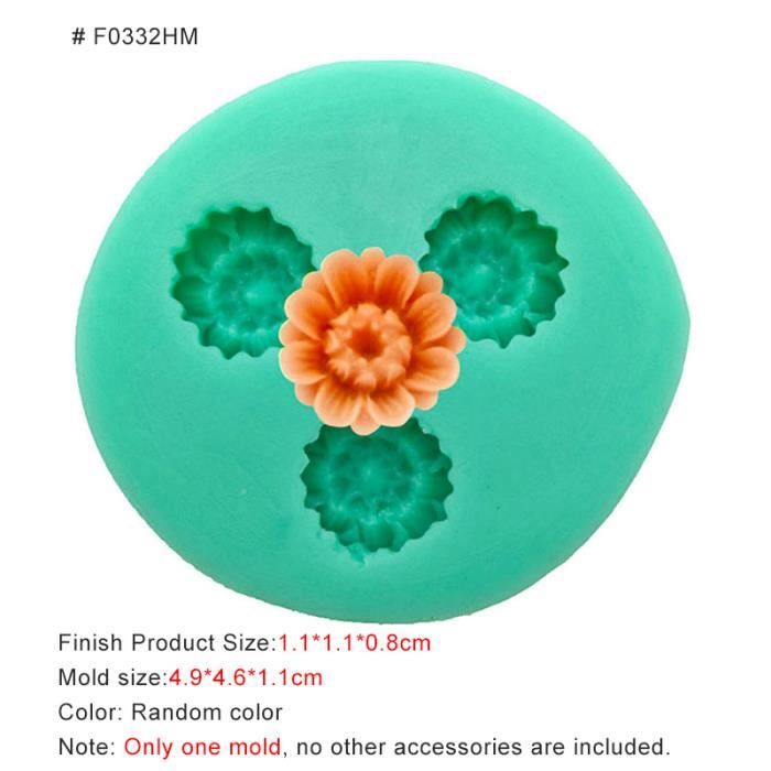 Moule Silicone Déesse Fleur - Pour Chocolat, Pâte à Sucre, Pâtisserie - Résistance -40°C à 230°C - 6.8x9.8cm - Micro-ondes, Four, Lave-vaisselle