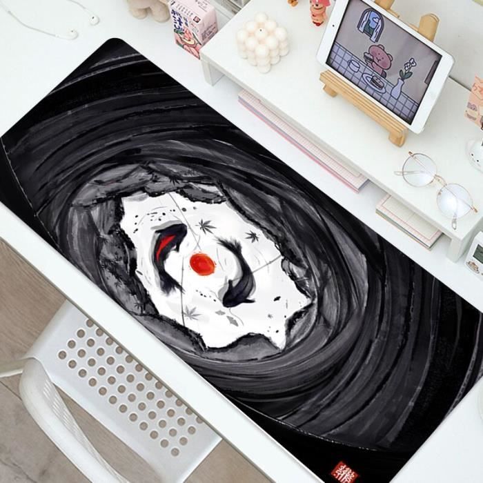 Tapis de bureau,EP253298700x300x2mmTapis de souris noir et blanc, parfait pour le bureau ou