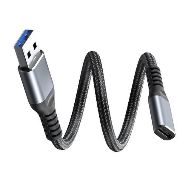 Adaptateur USB-C Mâle Vers USB 3.0 Femelle - 10A/240W - OTG - Marque Olaf - Neuf