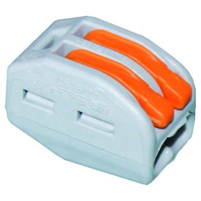 Borne à Levier 2 Broches Wago Série 222 32A, Lot De 50 | Connecteurs | FR