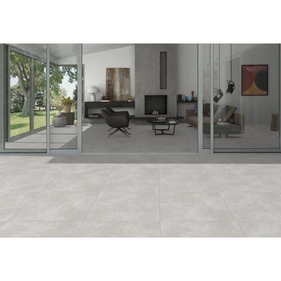 Boheme Carrelage Sol Extérieur En Grès Cérame émaillé 146 M² 605 X 605 Cm Gris Perle