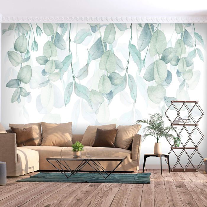 Papier Peint Panoramique Plante Nature 350x256 cm Décoration murale ...