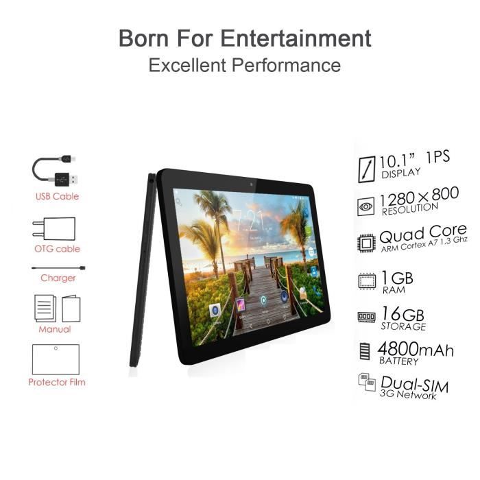 Tablette tactile 3G 10 pouces - Artizlee®1