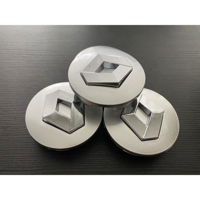 Lot De 4 Cache-Moyeux Centre De Roue 60 Mm - Style Brabus - Capuchons Jante Aluminium ABS Anti-Poussière