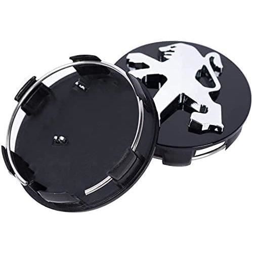 Enjoliveur Central Roue 56mm 4 Pièces Auto Cache Moyeux Pour Peugeot Landtrek 56MM Roue Centrale Couvercle Moyeu Central Jante Couvre Centre Capuchons Roues Enjoliveurs Capuchon Moyeu Protection Jante