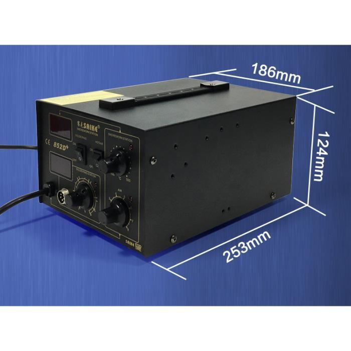 TOOLOUR Station De Soudage à Air Chaud 6-en-1 Pour Débutants, Fer à Souder Air Chaud 700W Avec