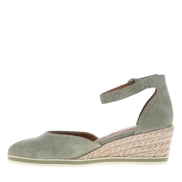 A Compense Sandales talon compensé bas Kaki - Cdiscount Chaussures