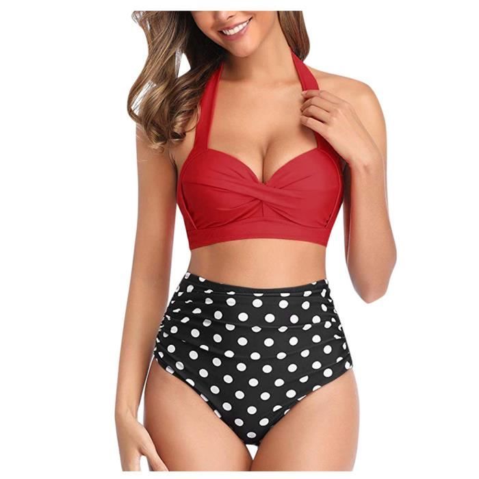 Maillot de bain top femme vintage