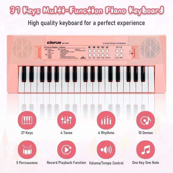 Clavier multifonction de 37 touches Piano pour enfants