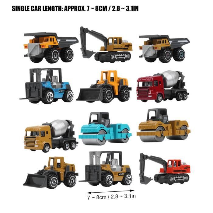 Camion Benne Jouet En Alliage, Avec Mixeur Et 35 Pierres, 17 Cm, Piles Incluses, Pour Enfant