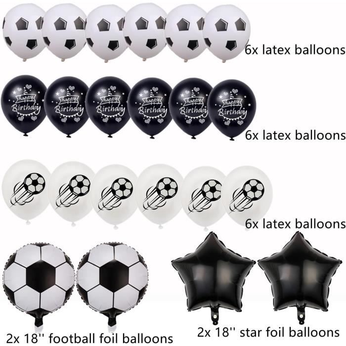 Ballon De Foot 18 Ans Anniversaire, 18 Ans Decoration Anniversaire Football,  Vert Foot 18 Ans Anniversaire Garçon, 18 Ans Fo[u12711] - Cdiscount Maison