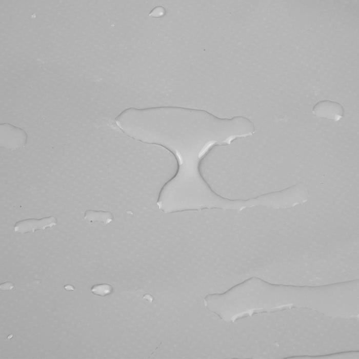 Bâche De Protection En PVC 500g-m² Untra Haute Densité Bâche Imperméable Gris Avec œillets Couverture Pour Jardin Extérieur 2x3m - Bricolage