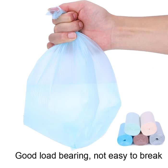 Sac poubelle 250pcs/bote Mini sac à ordures jetable, matériau PE