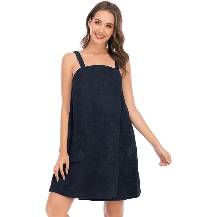 Serviette Microfibre XL 100x200 Cm - Noir - Séchage Rapide, Légère - Pour Plage, Sport, Sauna, Voyage - Avec Bande élastique