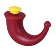 Rouge Pot de Yoga Neti, rinçage Nasal, lavage du nez, Irrigation des Sinus, nettoyeur de corne rouge-3