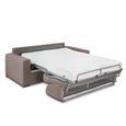Canapé EXPRESS DREAMER convertible 140cm matelas 16cm  neo taupe sand taupe Tissu Inside75-3