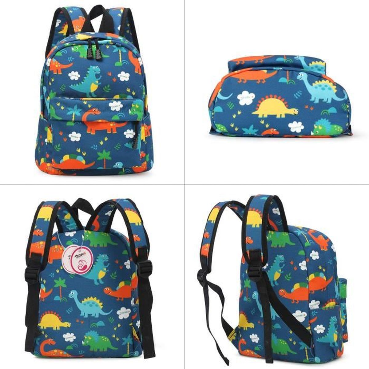 2-10 Ann/ées Gar/çons Filles Dinosaure Cartable Scolaire Maternelle Pr/éscolaire Bagages pour Tout-Petits PROTAURI Sac /à Dos Enfant