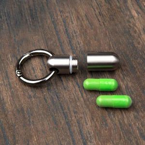 Boîte à pilules diamant - Porte-clés étanche - Mini porte-pilules