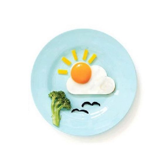 Rouge Dynamovolition Silicone Oeuf Frit Pancake Anneau Omelette Oeuf Frit Rond Shaper Oeufs Moule pour Cuisson Petit D/éjeuner Po/êle Po/êle Cuisine Four