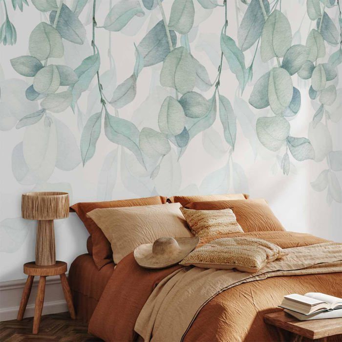 Papier Peint Panoramique Plante Nature 350x256 cm Décoration murale ...