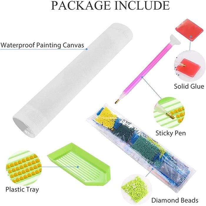 Diamond Painting Chien Samoyède 50X60 Broderie Diamant Kit Complet