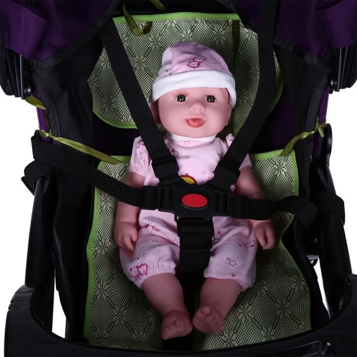 Harnais universel à 5 points pour bébé - Sangle de protection réglable pour chaise  haute - Pour poussette, landau, poussette