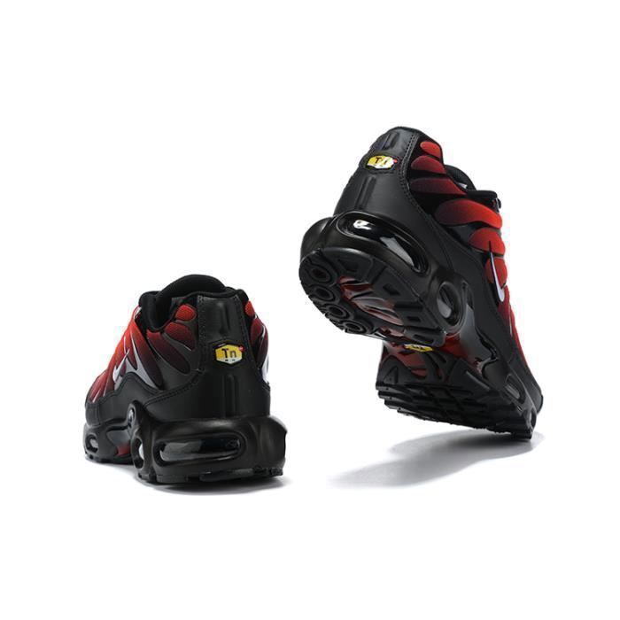 Chaussures de course Nike Air Max Plus 3 TN Noir Rouge Adulte Lacets Dessus en synthetique Talon plat Couleurs multiples Cdiscount Chaussures