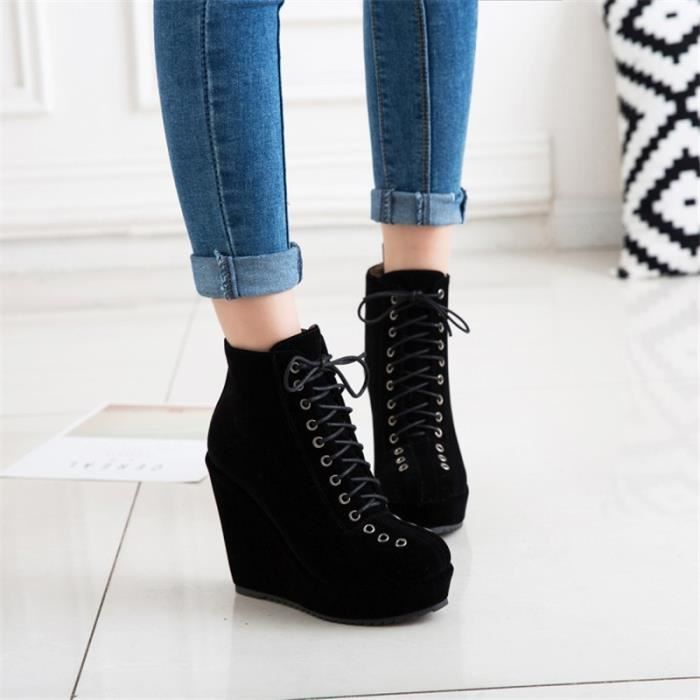 Boots talons compensés deals