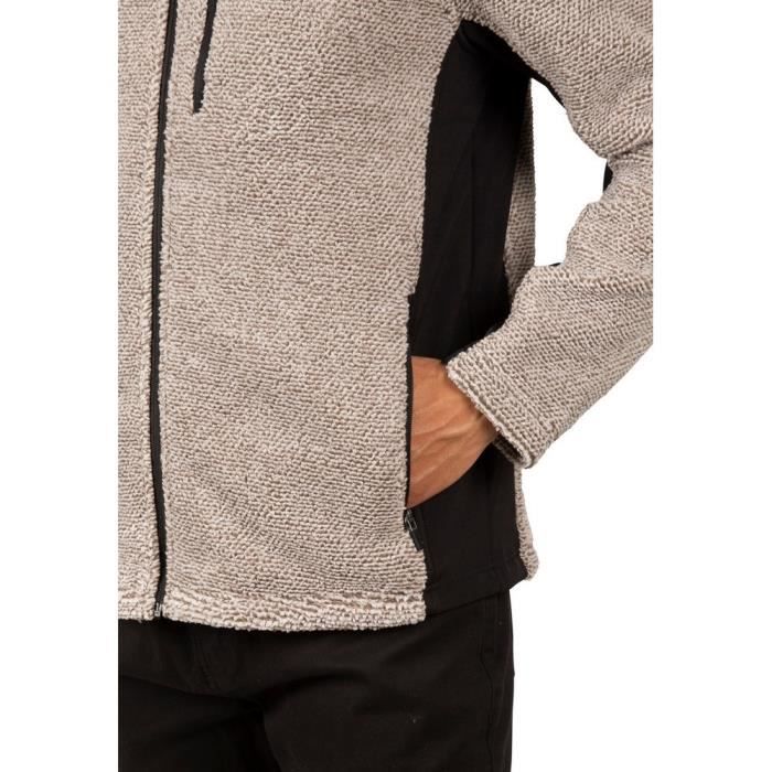 Trespass Veste Polaire Homme Sherpa Airtrap Buck B - Fermeture Éclair Intégrale, Chaud Et Confortable