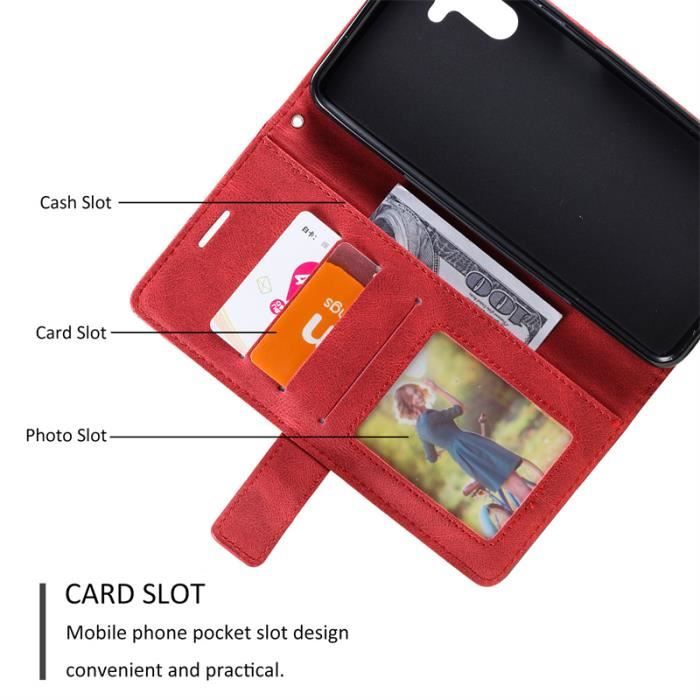 Coque Etui Pour Samsung Galaxy A14 5G [Porte Cartes Crédit