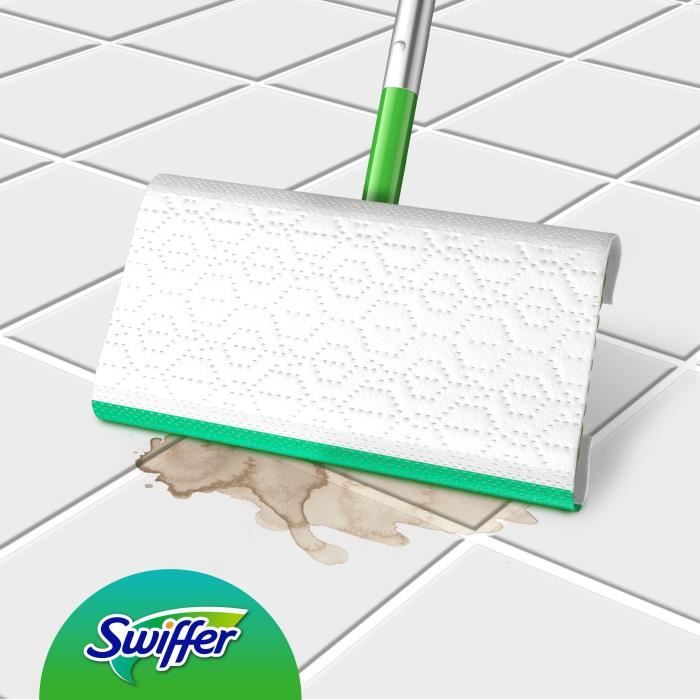 Lingettes humides Swiffer : nettoyez vos sols en un seul passage