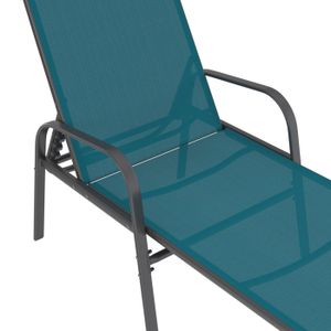 Bain De Soleil Pliant Fidji Grosfilex – Transat Léger, Capacité 80 Kg, Hauteur 30 Cm, état Occasion