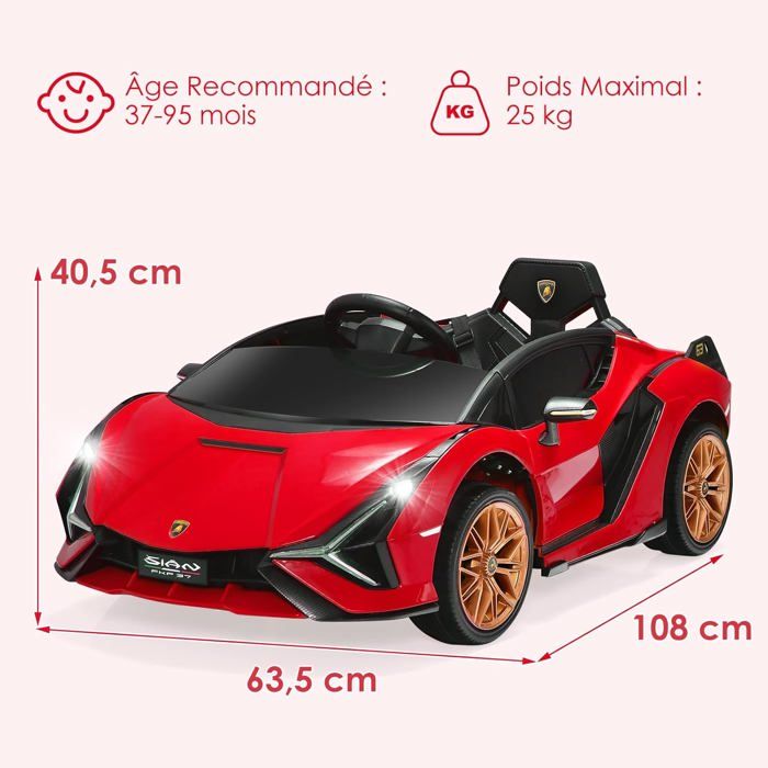 Lego Technic Lamborghini Sian – Voiture De Sport Construction – Sans Boîte (sachet)