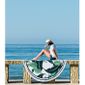 Immigoo Serviette De Plage Ronde Dessin Geometrique Originale