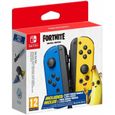 Paire de manettes Joy-Con Bleu & Jaune pour Nintendo Switch • Édition Fortnite + Pack "Force Féroce" (Code) + 500 V-Bucks (Code)-0